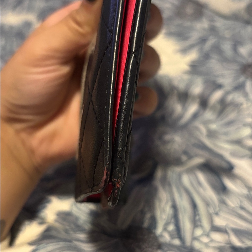 Chanel Black and White Quilted Wallet - Picture 10 of 11